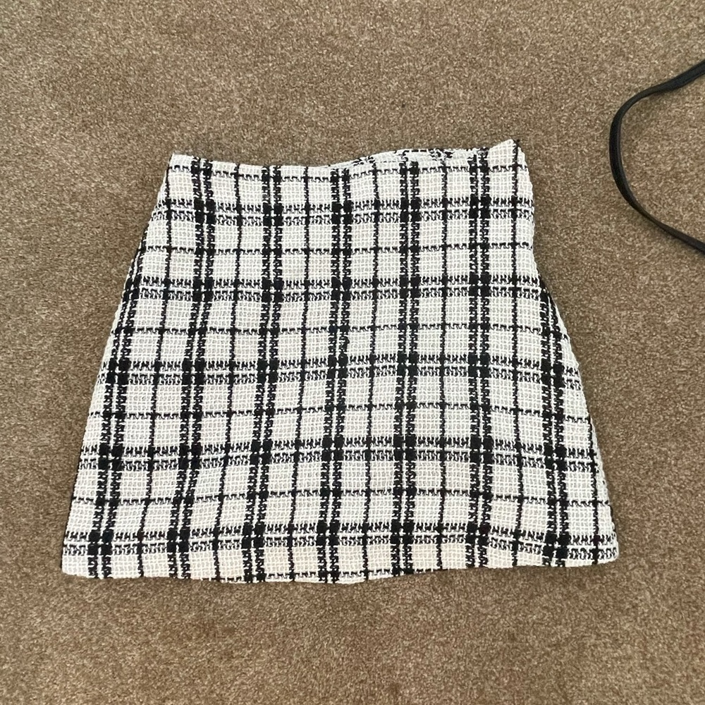 American Threats Plaid Skirt
